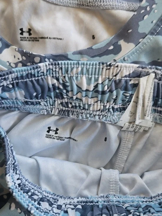 Under Armour Boys' Blue Digital Camo Short Set - Picture 3 of 3